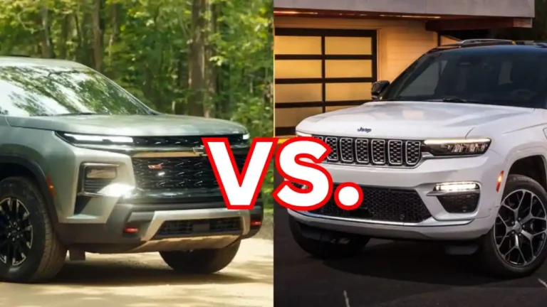 2024 Chevrolet Traverse vs 2024 Jeep Grand Cherokee