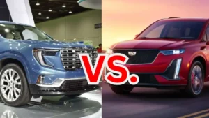 Cadillac xt6 vs 2024 GMC Acadia