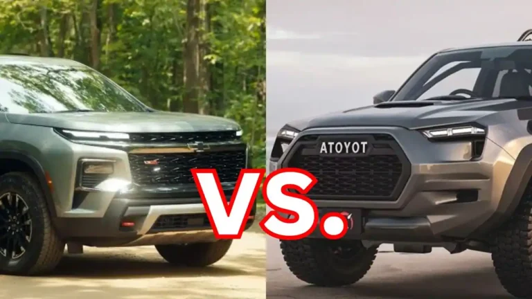 2024 Chevy Traverse vs 2024 Toyota 4Runner